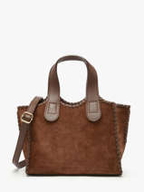 Handtas Velvet Caviar Milano Bruin velvet caviar VC25111